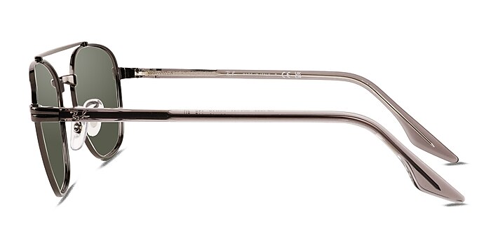 Ray-Ban RB3688 - Aviator Dark Gunmetal Frame Prescription Sunglasses ...