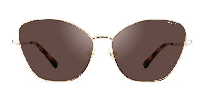 Vogue Eyewear VO4197S Pale Gold Metal Sunglass Frames from EyeBuyDirect