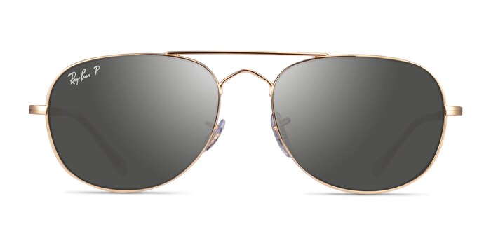 Ray-Ban RB3735 Shiny Gold Metal Sunglass Frames from EyeBuyDirect