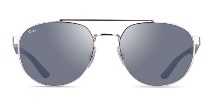 Ray-Ban RB3736 Liefforce Shiny Silver Metal Sunglass Frames from EyeBuyDirect