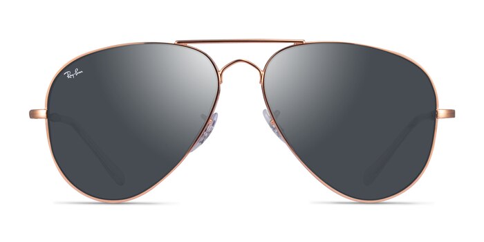 Ray-Ban RB3825 Rose Gold Metal Sunglass Frames from EyeBuyDirect