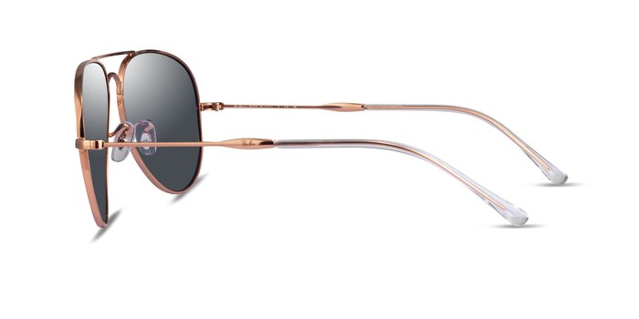 Ray-Ban RB3825 Rose Gold Metal Sunglass Frames from EyeBuyDirect