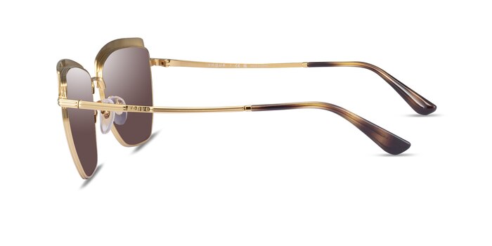 Vogue Eyewear VO4234S Tortoise Gold Metal Sunglass Frames from EyeBuyDirect