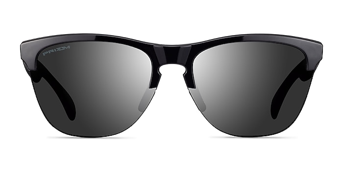 Oakley Frogskins Lite Polished Black Plastic Sunglass Frames from EyeBuyDirect