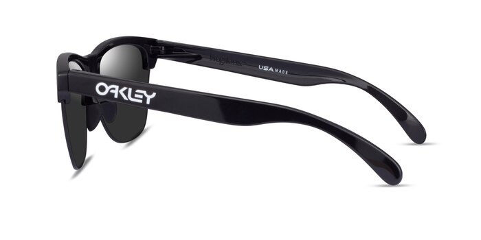 Oakley Frogskins Lite Polished Black Plastic Sunglass Frames from EyeBuyDirect