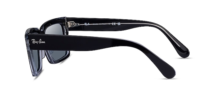 RAY-BAN RB2191 Black Clear Acetate Sunglass Frames from EyeBuyDirect