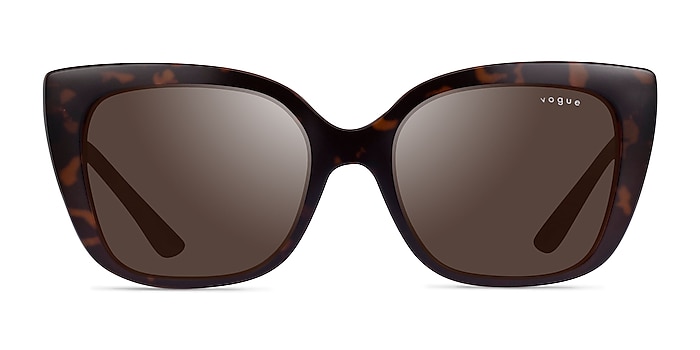 Vogue Eyewear VO5337S Dark Tortoise Plastic Sunglass Frames from EyeBuyDirect