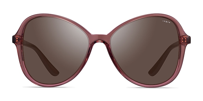 Vogue Eyewear VO5349S Transparent Pink Plastic Sunglass Frames from EyeBuyDirect