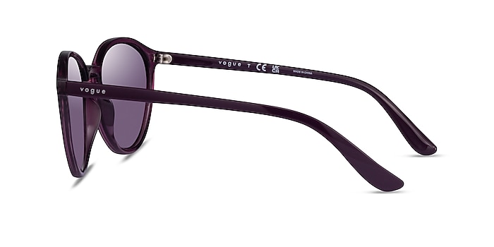 Vogue Eyewear VO5374S Violet Transparent Plastic Sunglass Frames from EyeBuyDirect