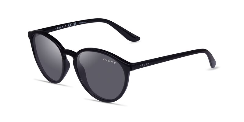 Vogue Eyewear VO5374S - Round Black Frame Sunglasses For Women ...