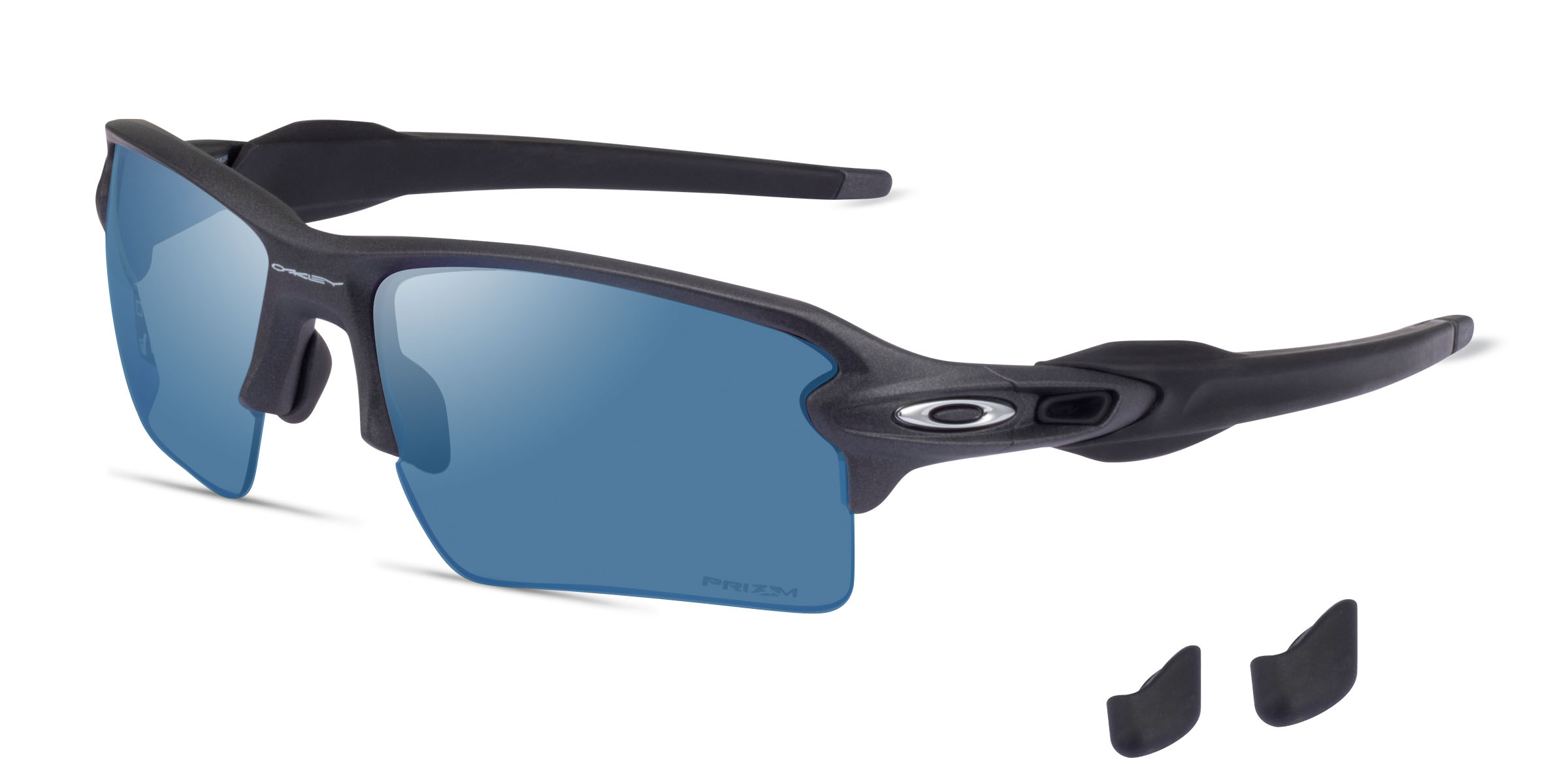 Oakley Flak 2.0 Rectangle Steel Frame Sunglasses For Men