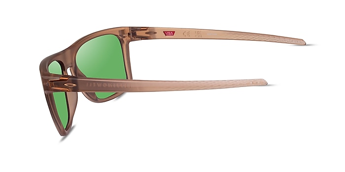 Oakley Leffingwell Matte Sepia Plastic Sunglass Frames from EyeBuyDirect