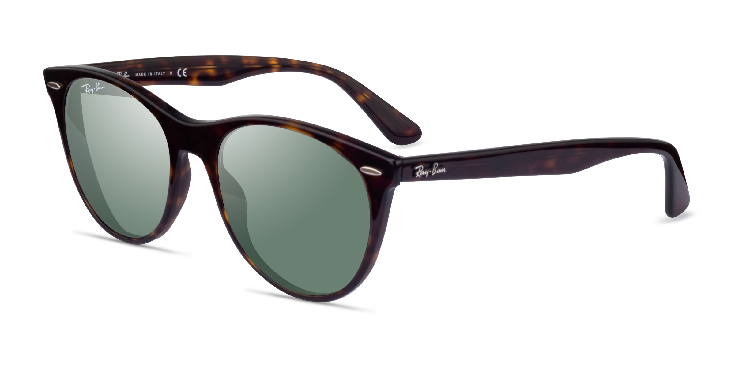 Ray-Ban RB2185 - Round Tortoise Frame Prescription Sunglasses ...