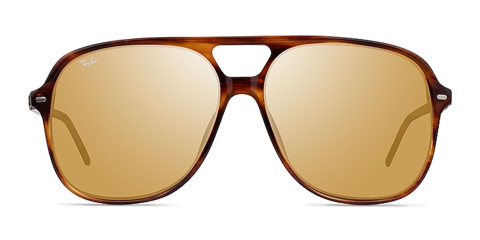 Ray-Ban RB2198 Bill Striped Tortoise Acetate Sunglass Frames from EyeBuyDirect