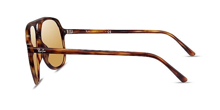 Ray-Ban RB2198 Bill Striped Tortoise Acetate Sunglass Frames from EyeBuyDirect