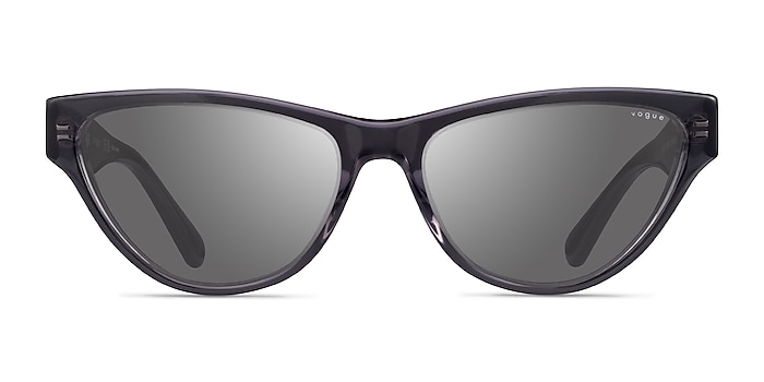 Vogue Eyewear VO5513S Transparent Dark Gray Acetate Sunglass Frames from EyeBuyDirect