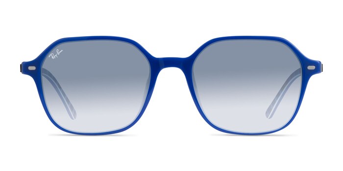 Ray-Ban RB2194 John Vichy Blue White Acetate Sunglass Frames from EyeBuyDirect