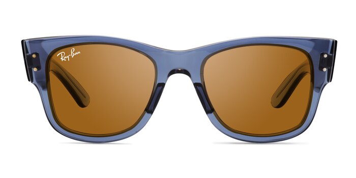 Ray-Ban RB0840S Transparent Blue Plastic Sunglass Frames from EyeBuyDirect
