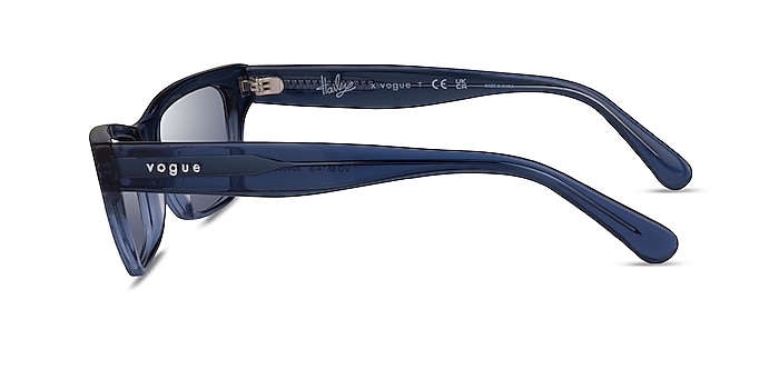 Vogue Eyewear VO5514S Clear Blue Acetate Sunglass Frames from EyeBuyDirect