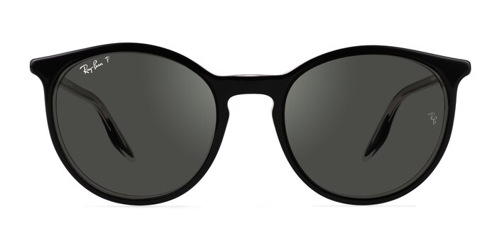 Ray-Ban RB2204 Black Acetate Sunglass Frames from EyeBuyDirect
