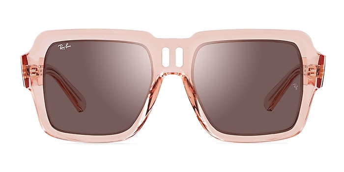 Ray-Ban RB4408 Magellan Transparent Pink Plastic Sunglass Frames from EyeBuyDirect