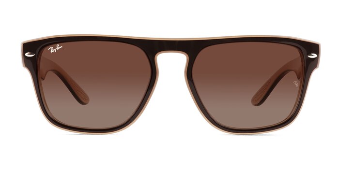 Ray-Ban RB4407 Clear Light Brown Plastic Sunglass Frames from EyeBuyDirect