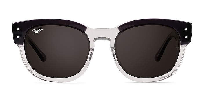 Ray-Ban RB0298S Mega Hawkeye Transparent Gray Plastic Sunglass Frames from EyeBuyDirect