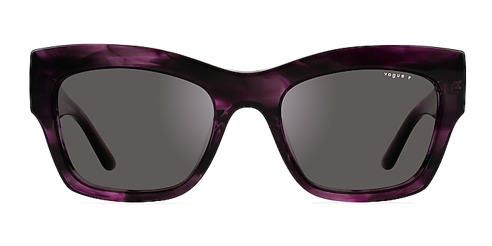 Vogue Eyewear VO5524S Purple Tortoise Acétate Soleil de Lunette de vue d'EyeBuyDirect