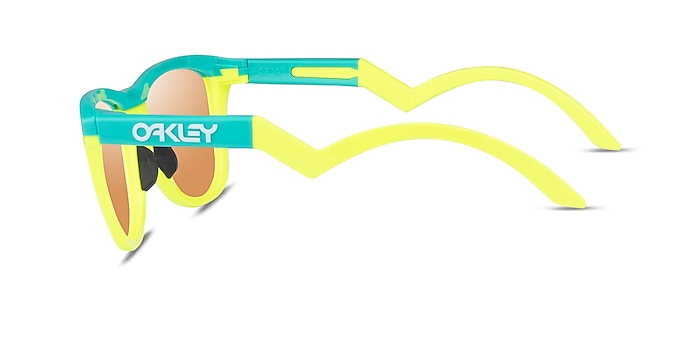 Oakley OO9289 Frogskins TM Green Yellow Plastic Sunglass Frames from EyeBuyDirect