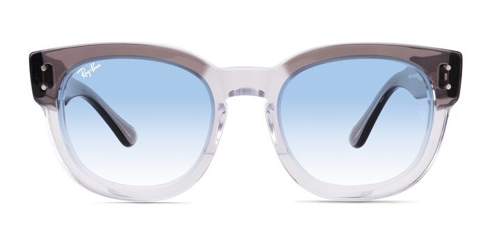 Ray-Ban RB0298S Mega Hawkeye Clear Gray Plastic Sunglass Frames from EyeBuyDirect