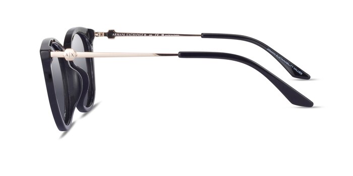 Armani Exchange AX4140SF Shiny Black Acetate Sunglass Frames from EyeBuyDirect