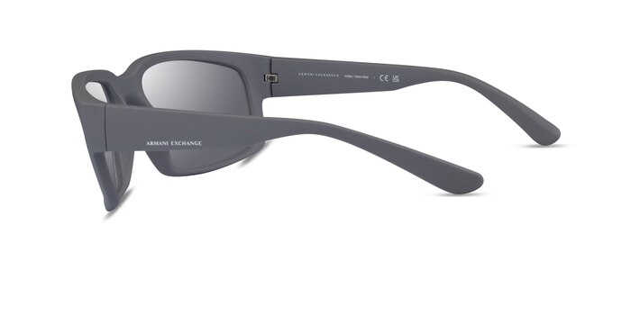 Armani Exchange AX4142SU Matte Gray Plastic Sunglass Frames from EyeBuyDirect