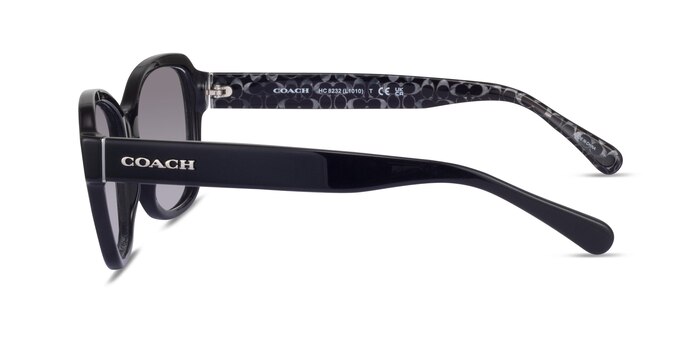 Coach HC8232 L1010 Black Acetate Sunglass Frames from EyeBuyDirect