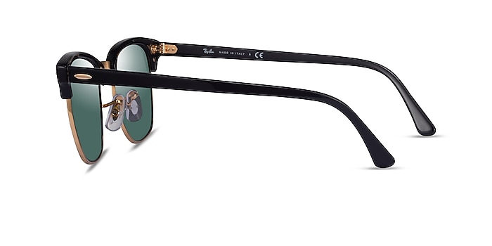 Ray-Ban RB3016 Clubmaster Black Acetate Sunglass Frames from EyeBuyDirect