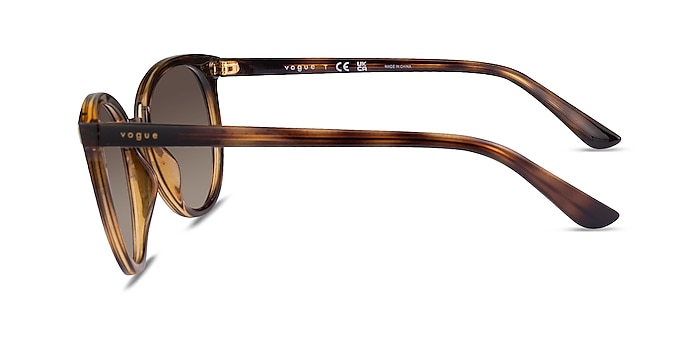 Vogue Eyewear VO5230S Dark Tortoise Metal Sunglass Frames from EyeBuyDirect