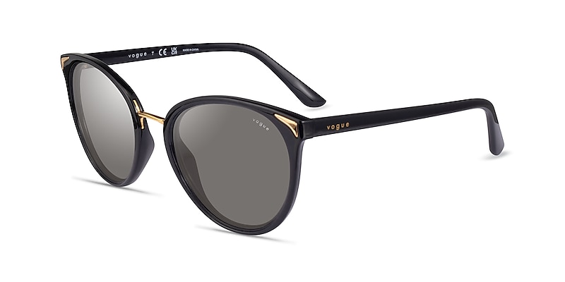 Vogue Eyewear VO5230S - Cat Eye Black Frame Sunglasses For Women ...