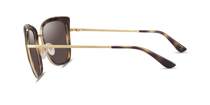 Vogue Eyewear VO4223S Shiny Tortoise Gold Acétate Soleil de Lunette de vue d'EyeBuyDirect