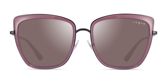 Vogue Eyewear VO4223S Clear Purple Acetate Sunglass Frames from EyeBuyDirect