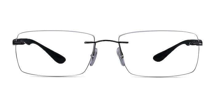 Ray-Ban RB8724 Gunmetal Titanium Eyeglass Frames from EyeBuyDirect