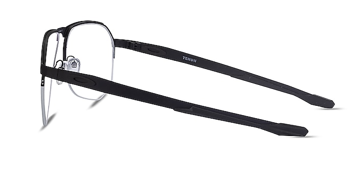 Oakley Tenon Satin Black Titanium Eyeglass Frames from EyeBuyDirect