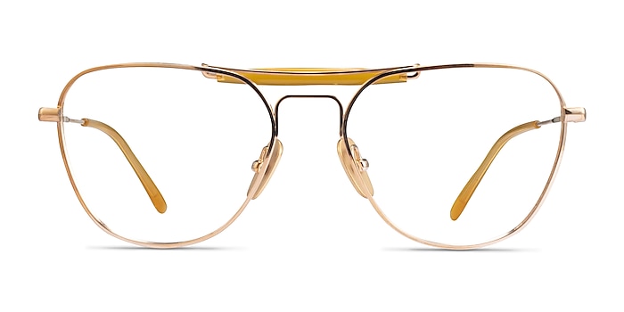 Ray-Ban RB8064V Doré Titane Montures de lunettes de vue d'EyeBuyDirect
