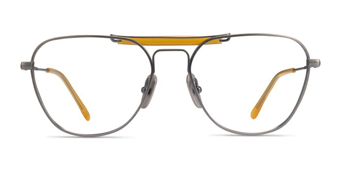 Ray-Ban RB8064V Demi Gloss Pewter Titane Montures de lunettes de vue d'EyeBuyDirect