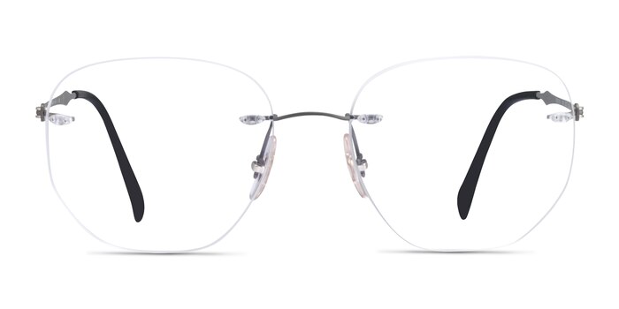 Ray-Ban RB8754 Lightray Matte Dark Gunmetal Titanium Eyeglass Frames from EyeBuyDirect
