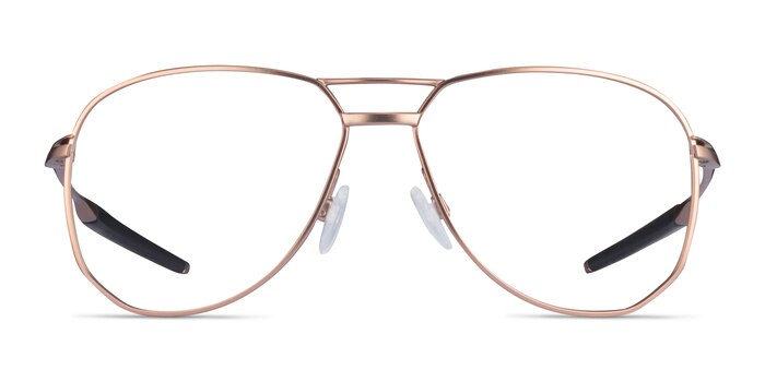 Oakley Contrail Ti Rx Satin Rose Gold Titanium Eyeglass Frames from EyeBuyDirect