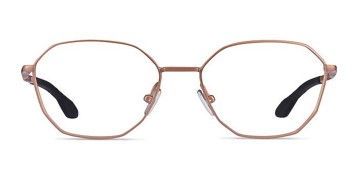 Oakley Sobriquet Matte Rose Gold Titane Montures de lunettes de vue d'EyeBuyDirect