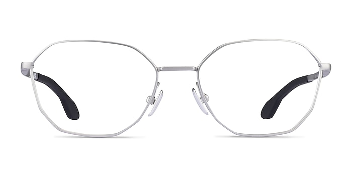 Oakley Sobriquet Matte Gray Titanium Eyeglass Frames from EyeBuyDirect