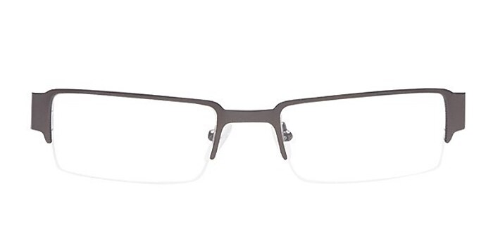 Model 1704 Gunmetal Metal Eyeglass Frames from EyeBuyDirect