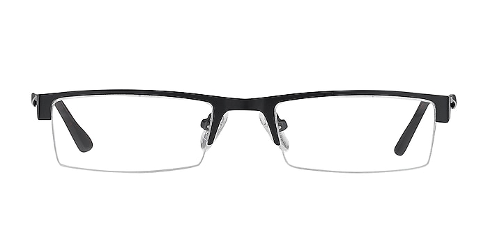 Malmo Noir Métal Montures de lunettes de vue d'EyeBuyDirect