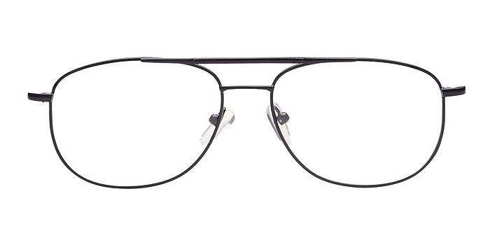 Model 51 Black Metal Eyeglass Frames from EyeBuyDirect