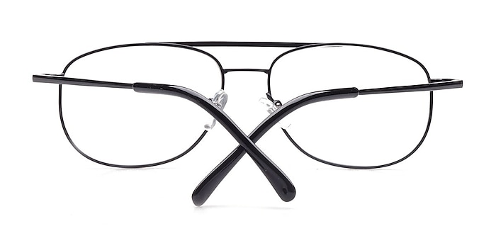 Black Model 51 -  Classic Metal Eyeglasses